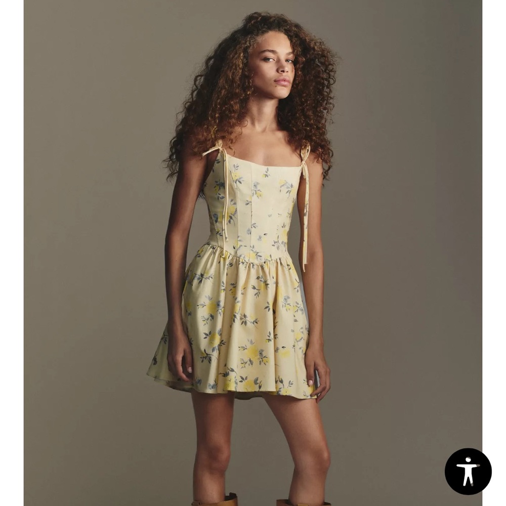 Yellow Floral Sundress